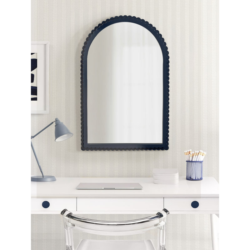 Miroir mural Scallia, 30 po x 20 po, Marine