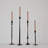 Tall Hand-Forged Metal Taper Holder