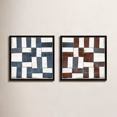 Patchwork 5 & 6, Set of 2 by Marco Marella for Studio M - Framed Wall Art