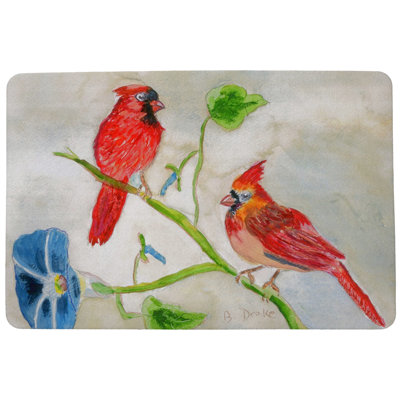 Emmalee Non-Slip Floral Doormat