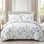 Ensemble de housse de couette à imprimé rayonne de bambou toutes saisons 3 pièces Marina Marina Home Bedding Essentials Cooling