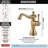 Delta Cassidy™ Single Hole Bathroom Faucet with Drain Assembly-9737456