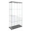 Vitrine moderne en verre avec lumières DEL