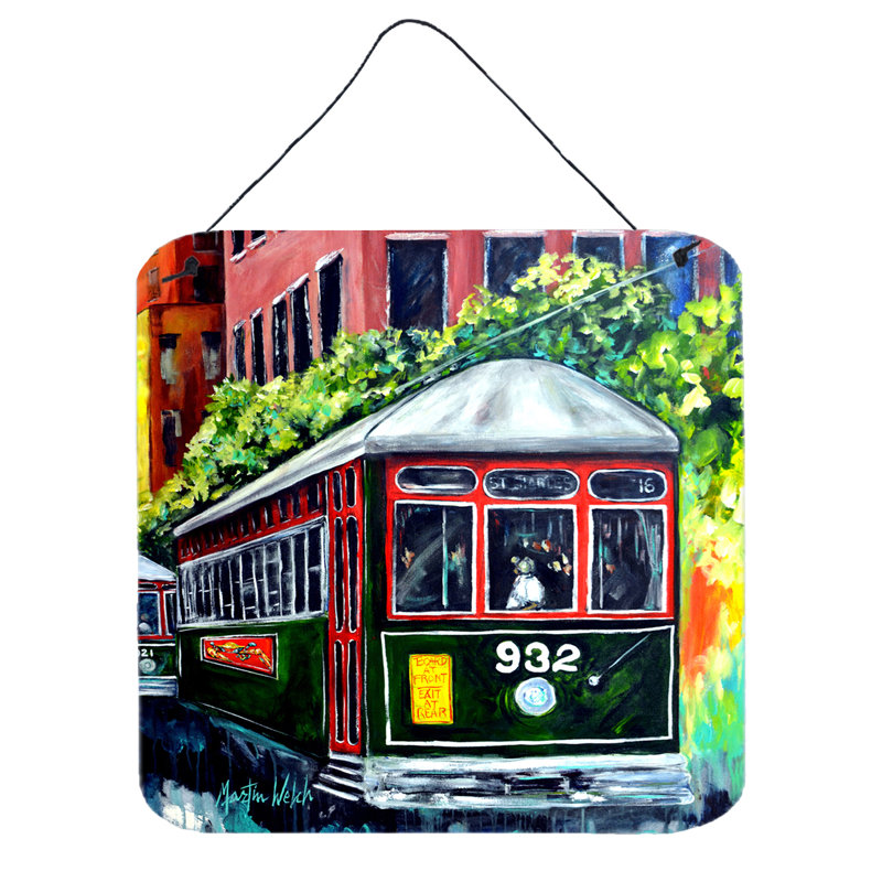 Modern Transportation Wall Decor on Metal