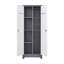 Armoires de rangement en métal, armoire à outils de nettoyage avec porte verrouillable, grand porte-outils à balais et rangement, grande armoire de rangement pour cuisine, garde-manger, bureau, magasin