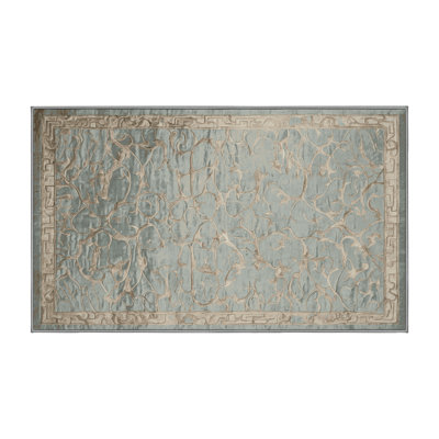 Machine Washable Gray Area Rug