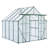 Double Door Polycarbonate Greenhouse Raised Base And Anchor Aluminum Heavy Duty Walk-In Greenhouses For Outdoor Backyard In All Season-123831038-123831042