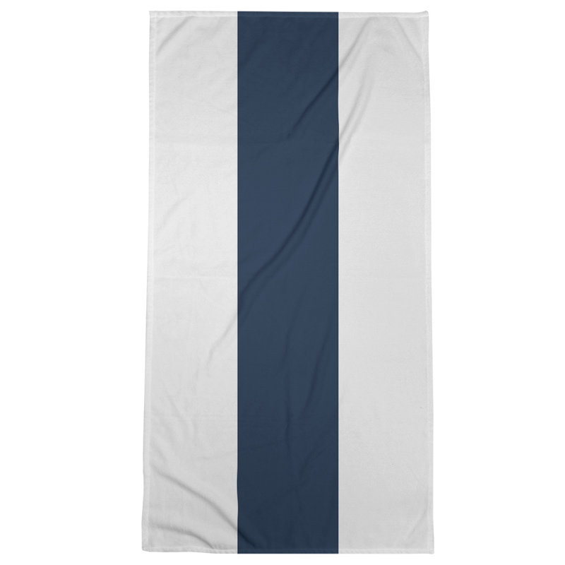 Microfiber Bath Towel, Tennessee Red Football Light Gray/Navy