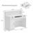 Rectangle Solid + Manufactured Wood Reception Desk with Filing Cabinet