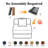 Jairden 3-in-1 Adjustable Corduroy Sleeper Sofa Bed, Convertible Modern Foldable Lounge Chair (with Throw Pillow)-526549907