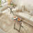 2-Piece Folding TV Tray Table No Assembly Required Portable Sofa Side Table, Industrial Snack Table For Small Spaces, Space-Saving Easy To Fold Wood Rustic-524957543