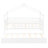 Twin Size Wooden House Bed With Twin Size Trundle-1409624544