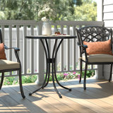 Taylor Round Marble Outdoor Bistro Table
