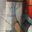 Constructivism Dynamic Assemblage Geometric III - Rideau occultant Constructivism - 1 panneaux-1162394398