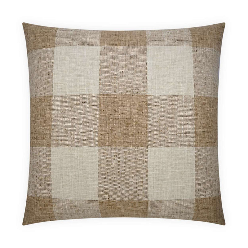 Check Please Pillow Cover & Insert, Blue, Square 22"