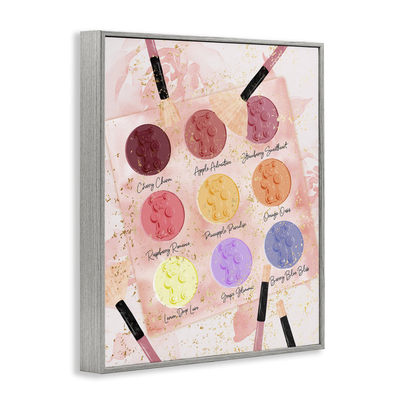 Palette de fards à paupières, estampe numérique par Ziwei Li, Estampe numérique Farmhouse, H 14 po x l 11 po