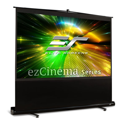 Écran de projection de plancher portatif blanc ezCinema