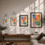 Colourful Garden Boho - Framed Print-1813791657-1813791659