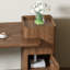 Bureau en bois massif avec armoire latérale-1304805300