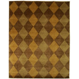 Tibetan Shag Hand-Woven Brown Area Rug