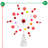 12'' Metal Food & Beverage Tree Topper
