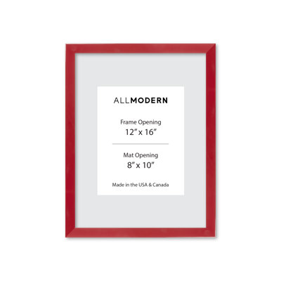 Willin Solid Wood Picture Frame with Mat