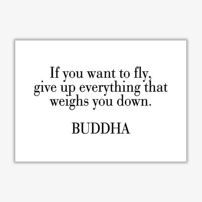 If You Want To Fly - Print