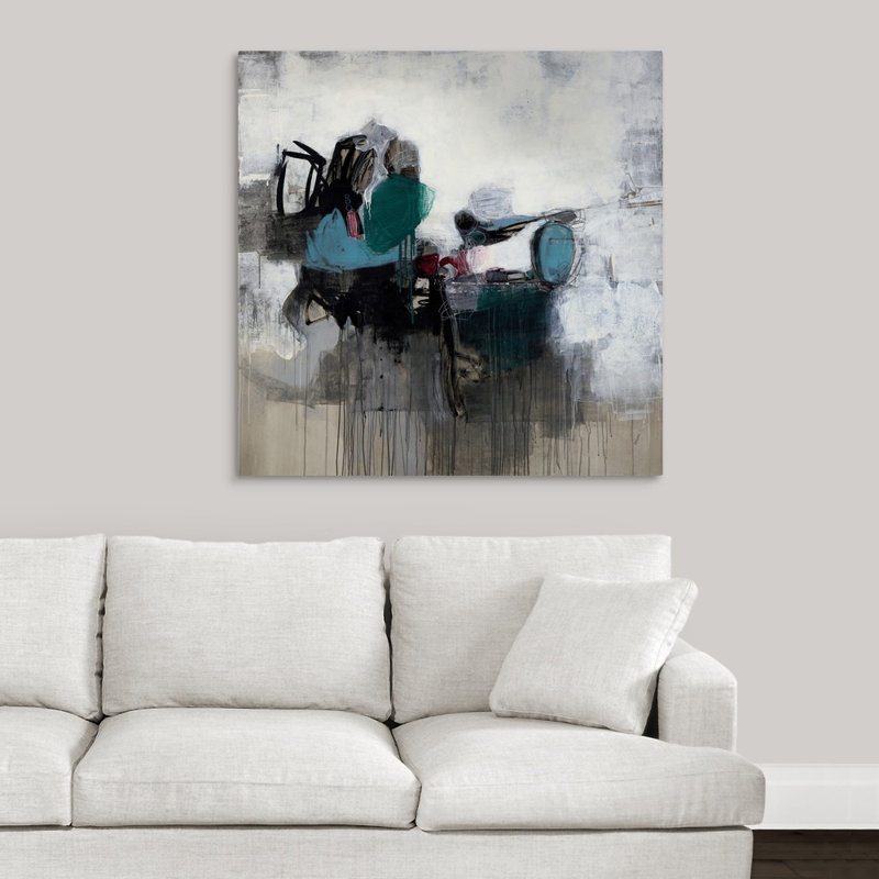 « time trial », peinture sur toile, Toile tendue, H 36 po x l 36 po x P 1,25 po