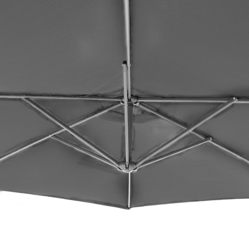 Wisner 300cm Cantilever Parasol, Charcoal