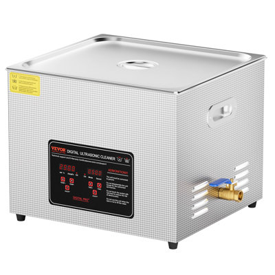 Ultrasonic Cleaner, 15L Professional 360W Cleaning Machine with Timer and Heater, 40kHz Digital Ultrasonic Cleaner with Basket for Watch Glasses Jewelry Retainer Industrial Parts Tools