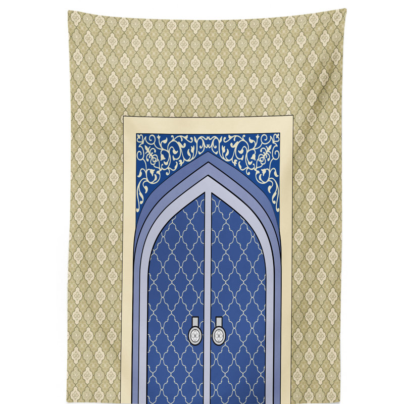 Moroccan Geometric Tablecloth, 70" L x 52" W