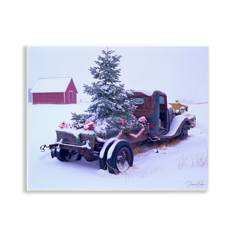 «Christmas Tree Truck», art mural par Dennis Frates