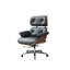 Chaise d'ordinateur pivotante en cuir