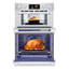 30-Inch Double Wall Oven With Steam-Combi