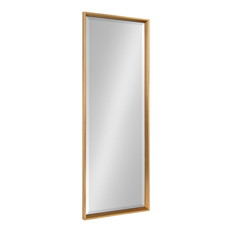 Miroir d'appoint Ovey, Or, 49,5 po x 17,5 po