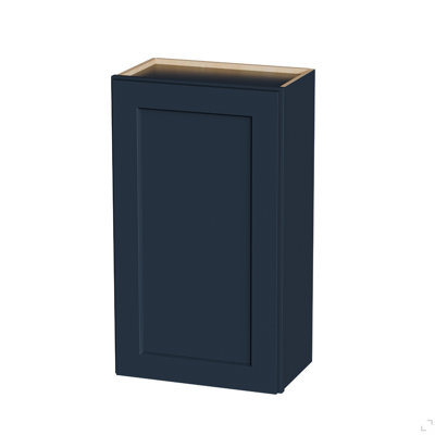 21" Wall Cabinet Solid Wood with 2 Adjustable Shelves Ready-to-Assemble for Kitchen, Bathroom, Laundry, and Garage Storage (21"W×12"D×36"H)