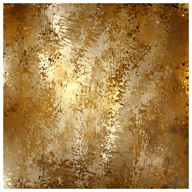 Coussins décoratifs bronze à texture grunge double face, 16 x 16 pouces