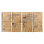 « world map », impression sur bois