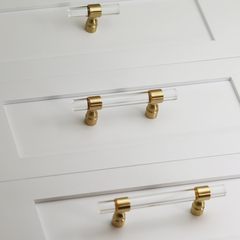 Chiaro 3" Center to Center Bar Pull, Satin Gold