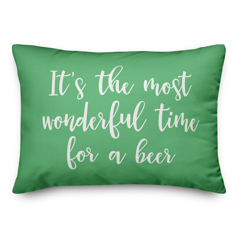 c'est le moment le plus merveilleux pour un coussin lombaire à bière, Vert clair