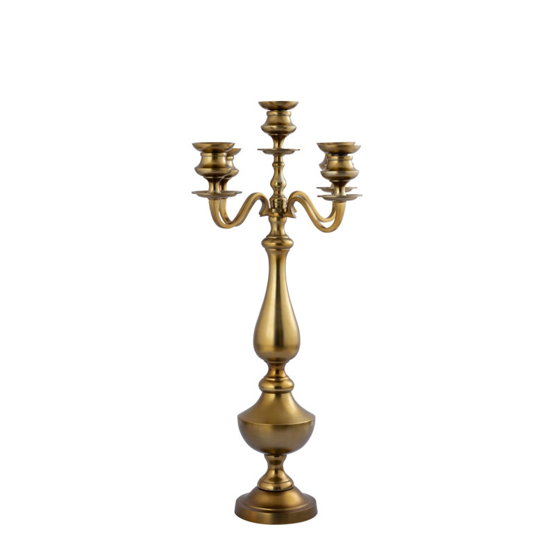 Aluminium Candelabra, 77cm H x 39cm W x 39cm D