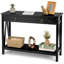 Console Console 1 tiroir avec étagère de rangement moderne-1703215684