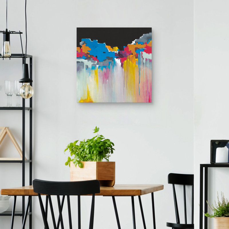 «Colorful Drips» par Willowbrook, reproduction d'art sur toile