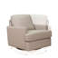 Chaise pivotante en cuir Waldwick-1086518042