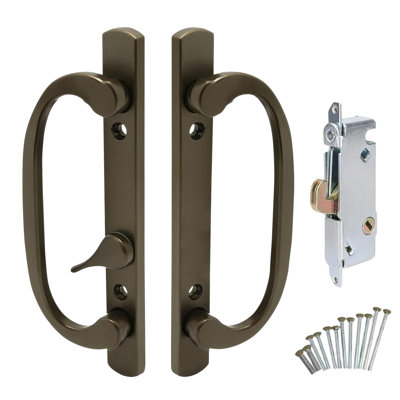 Porte de verre coulissante avec poignée de remplacement pour porte de patio