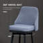 Tabouret de bar rotatif 29,5 po Annaleya-373974285