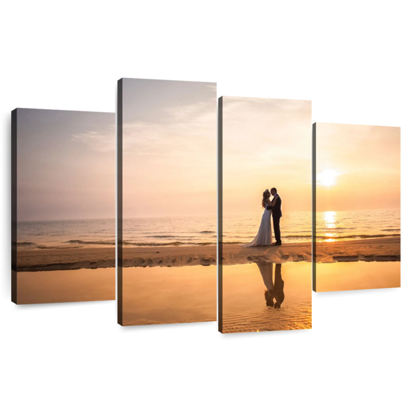 Hardie Couple On Beach, 22" H x 36" W