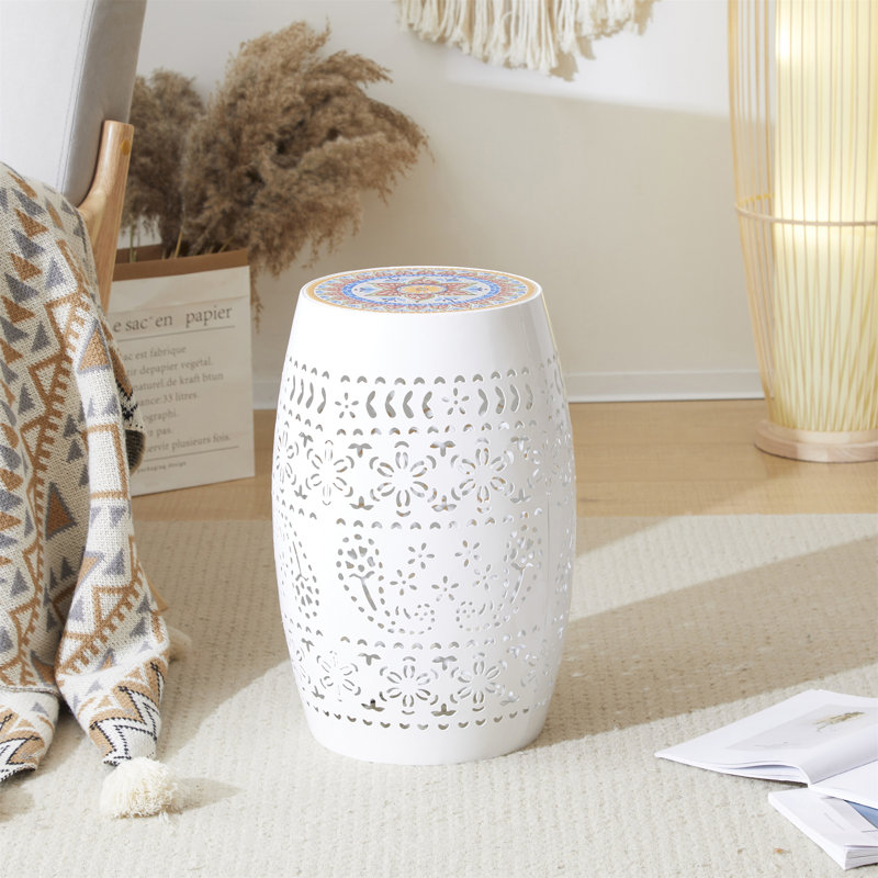 Table d'appoint Ruby - (seulement inclure la table), Blanc