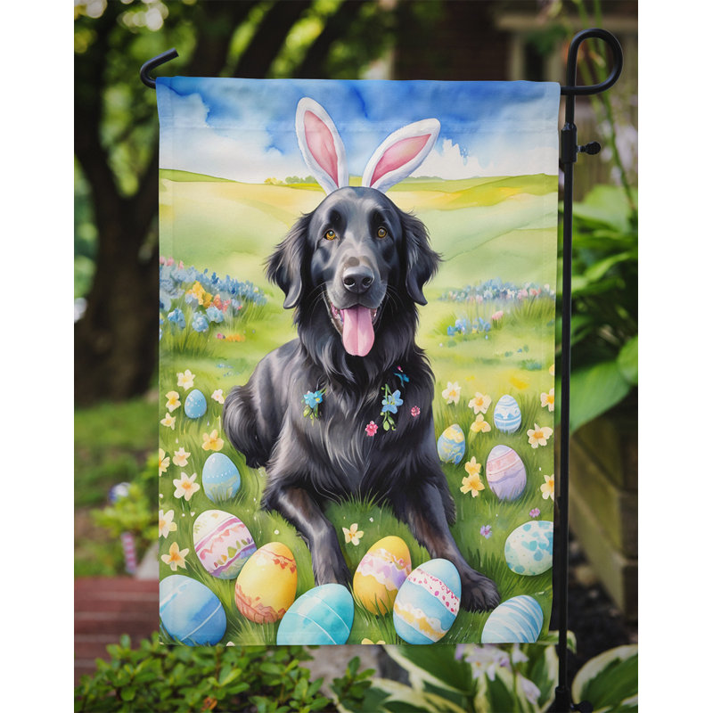 Easter Egg Hunt Double Sided 15.5'' H x 11.25'' W Polyester Easter Garden Flag