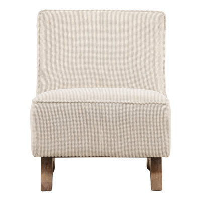 Chaise d'appoint Abria crème